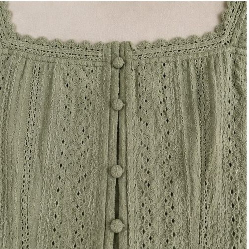 Sage Peplum Top - Picture 4 of 6